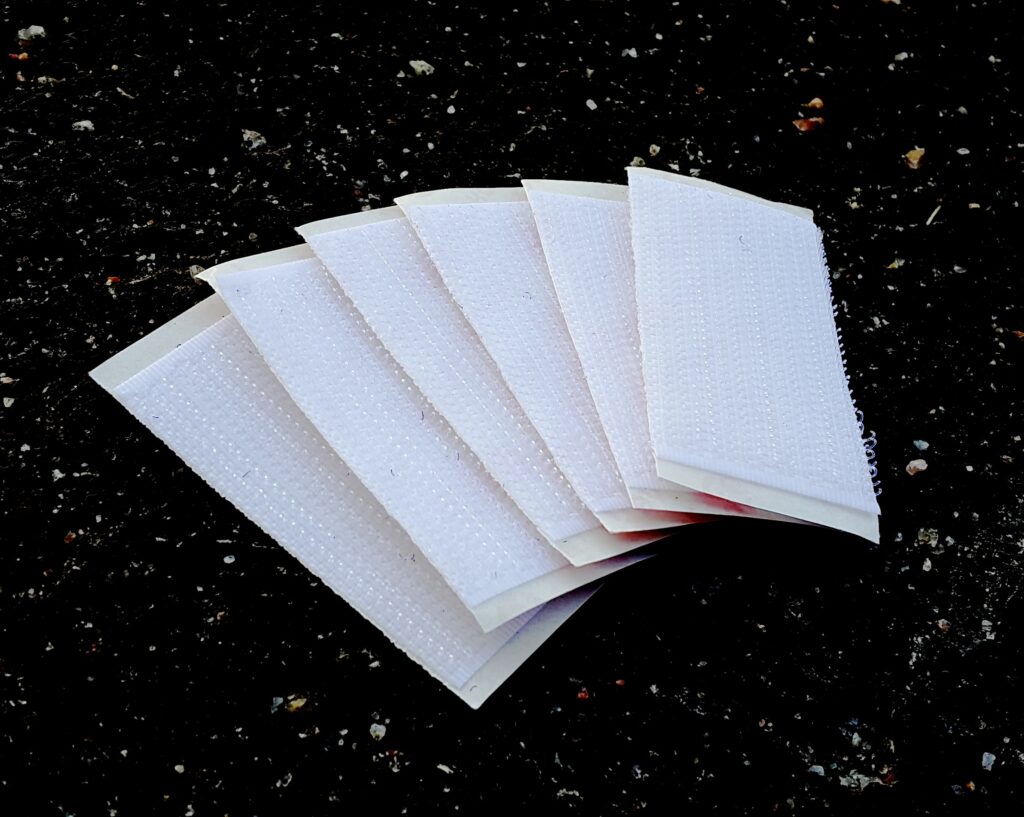 Extra kardborre förlimmade, 6st. (Till Swing Ping Pong 2,5x5 cm)